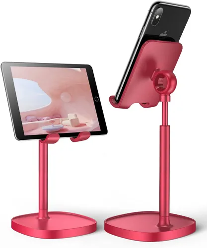 Vista 11 de LISEN - Soporte para teléfono celular, ajustable, accesorios para escritorio de oficina, para todos los teléfonos iPhone, iPhone 15, Switch, Kindle