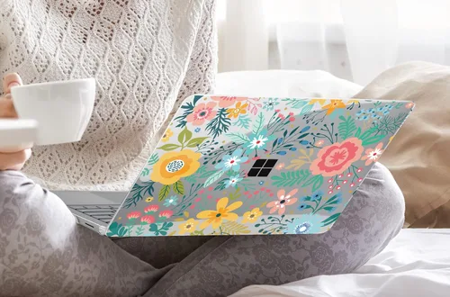Vista 9 de TWOLSKOO Funda para portátil Microsoft Surface Go 2/1 de 12.4" lanzada con el modelo 1943/2013, carcasa rígida de plástico protectora y cubierta