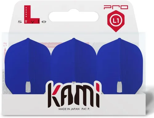 Vista 9 de L-style L1 Standard PRO KAMI Molded Dart Flights – Champagne Ring Compatible – for Soft Tip & Steel Tip Darts Negro