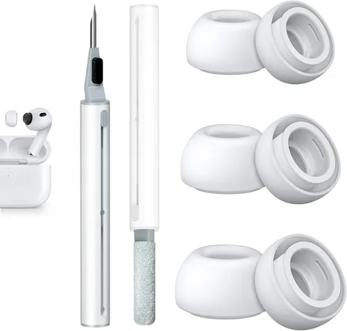 Vista 11 de Almohadillas de repuesto para AirPods Pro 3 (5 pares, XXS/XS/S/M/L, blanco)