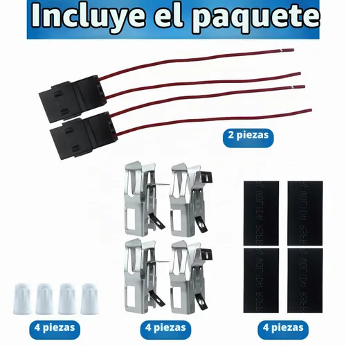 Vista 3 de Paquete de 2 terminales de bloque de receptáculo de enchufe de estufa ERR117 compatible con Whirlpool Kenmore Kit de receptáculo de quemador
