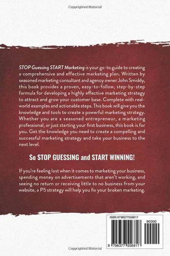 Vista 2 de STOP Guessing START Marketing The Simple 5-Step Formula to Highly Effective Marketing Strategy