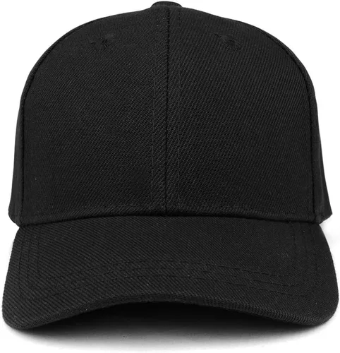 Vista 2 de Trendy Apparel Shop Gorra de béisbol ajustable estructurada de tamaño de bebés llanos