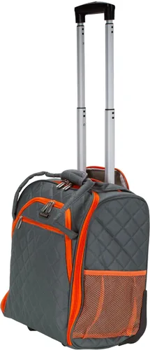 Vista 21 de Rockland Melrose - Maleta con ruedas, de porte vertical, para caber debajo del asiento, Rojo), BF31-RED