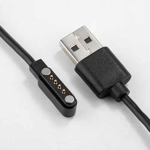 Vista 2 de Cable de carga magnético de repuesto para auriculares de conducción ósea, cable de carga USB para auriculares de conducción ósea de interfaz de 4