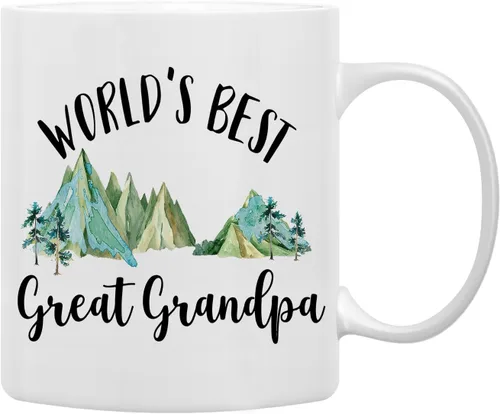 Vista 15 de Taza de Papaw QASHWEY, Tazas de Café de Regalo de Nietos para Abuelo, Regalos de Abuelo Papaw, Taza del Día del Padre Taza de Té para Abuelo, Mis