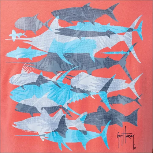 Vista 37 de Guy Harvey Camiseta de manga corta Threadcycled para hombre