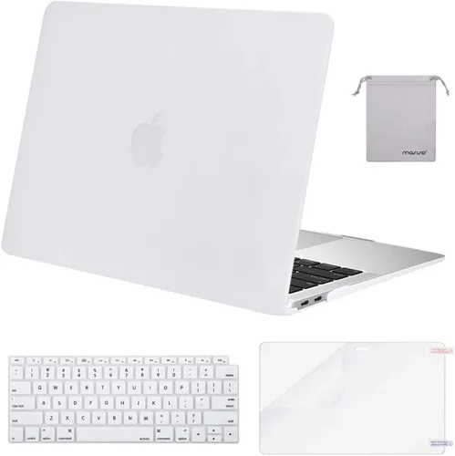 Vista 48 de MOSISO - Funda rígida y de plástico compatible con MacBook Air de 13 pulgadas versión 2022, 2021-2018, A2337 M1 A2179 A1932; con cubierta
