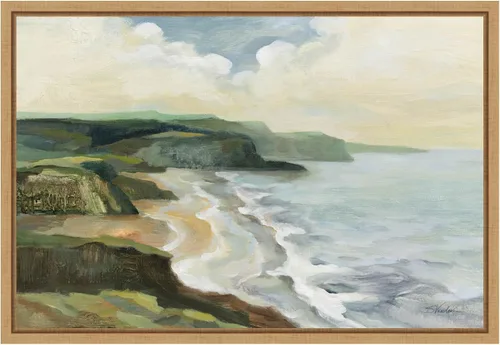 Vista 10 de Amanti Art Lienzo enmarcado para pared, 16 x 23 pulgadas, Costa irlandesa de Silvia Vassileva, lienzo enmarcado para pared, obras de arte