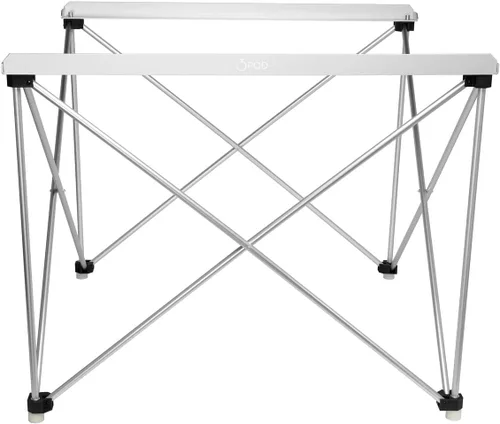 Vista 4 de 3Pod Elevador de disparo portátil de 4 x 4 pies, elevador de construcción de aluminio de capacidad de 450 libras, elevador de disparo compacto