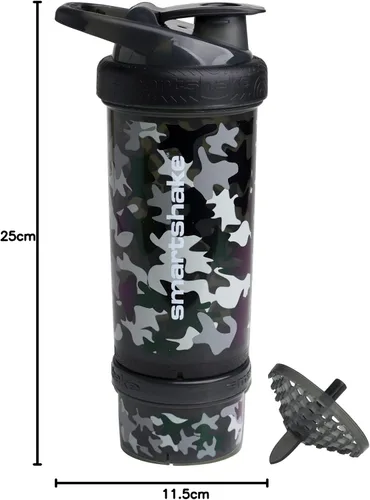 Vista 9 de Smartshake Revie - Botella mezcladora de proteínas de 25.4 fl oz Botella de bebida para gimnasio a prueba de fugas para batidos de proteínas