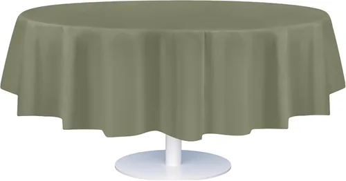 Vista 17 de Mantel de plástico de alta calidad - 54 in. x 108 pulgadas. Grandipity - Mantel rectangular (6 y 12 unidades), Agua (Aqua)