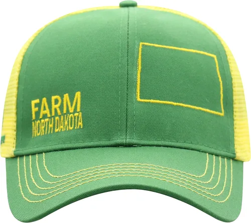Vista 134 de John Deere Gorra de béisbol con logotipo y malla trasera con contraste, para hombre