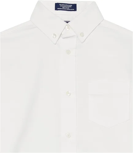 Vista 5 de IZOD - Camisa Oxford de manga larga con botones para niño, color sólido