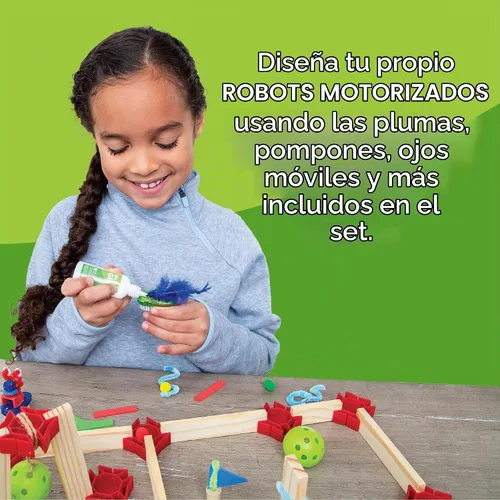 Vista 4 de MindWare KEVA Bot Maze STEM Juguete de construcción