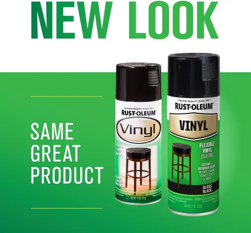 Vista 2 de Rust-Oleum 1909830 Specialty - Pintura en aerosol de vinilo, 12 onzas, color negro