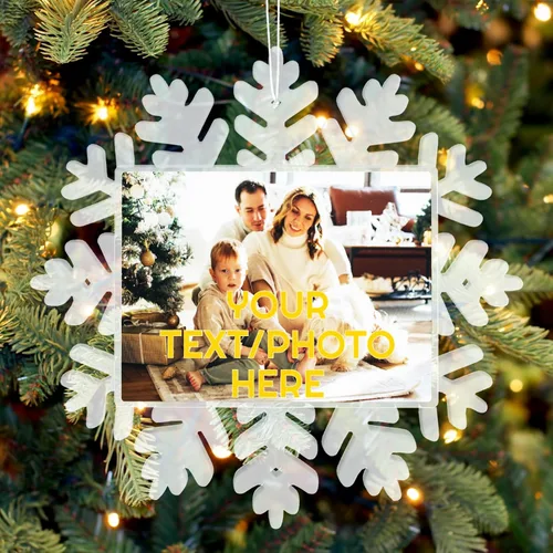 Vista 14 de Adorno personalizado para la primera Navidad del bebé, adornos de Navidad con foto personalizada 2023 con imagen y nombre, regalos personalizados