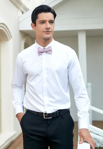 Vista 110 de HISDERN Pajaritas para hombre, corbatín de cachemira para hombre, corbata de lazo y bolsillo cuadrado, juego formal de esmoquin para boda