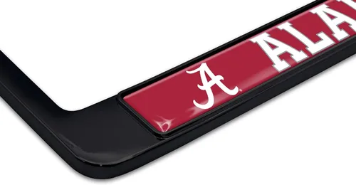 Vista 3 de Alabama Alumni - Marco de matrícula negro