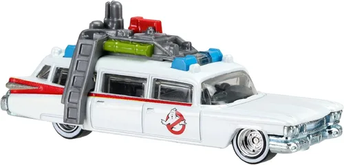 Vista 3 de Vehículo Hot Wheels, retro Entretenimiento, Ghostbusters Ecto 1 fundido a presión