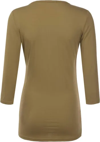 Vista 3 de NINEXIS - Camiseta de manga larga para mujer