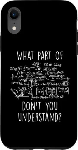 Vista 24 de iPhone 16 What Part Don't You Understand Nerd Science Math Case