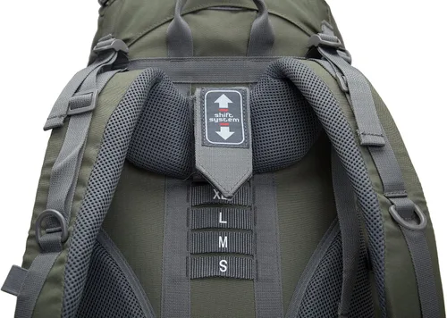 Vista 4 de Mochila de senderismo ajustable 55L65L85L+20L para hombres y mujeres