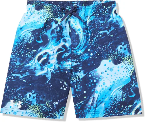 Vista 5 de Under Armour Boys' Volley Swim Trunks with UPF 50+ Sun Protection Velocidad de la Academia