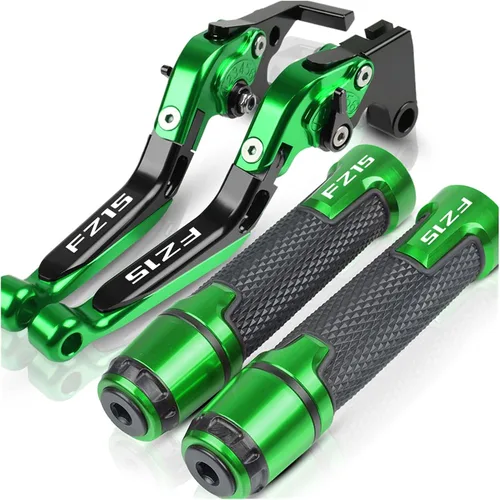 Vista 10 de SCUUBE Motorcycle CNC Accessories Adjustable Folding Extendable with A Brake Clutch Levers Handlebar Hand Grips Ends for Yama&ha FZ150I FZ 150I