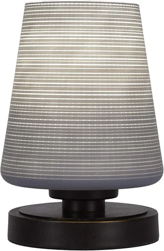 Vista 19 de Luna - Lámpara de mesa con 1 luz en granito oscuro (51-DG-300)