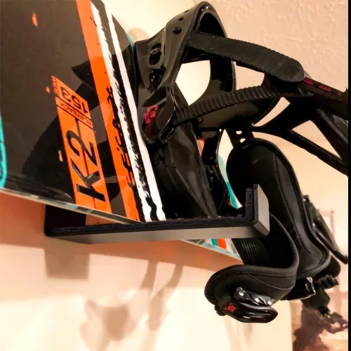 Vista 4 de AA Products - Un par de soportes de aluminio para snowboard con forro protector
