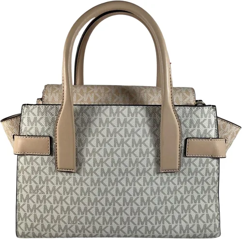 Vista 2 de Michael Kors Carmen - Bolsa mediana con solapa y bloque de color - Buff Multi Multicolor Buff Multi M