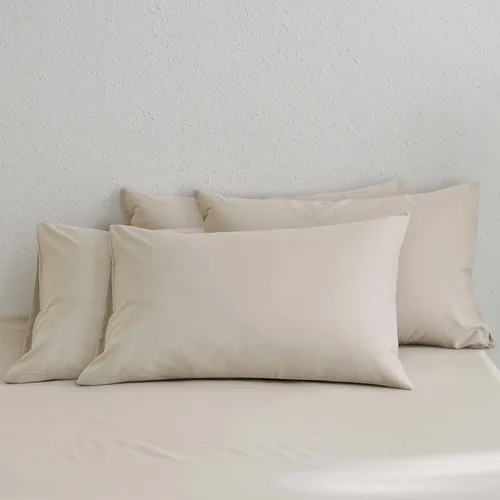 Vista 63 de MooMee Juego de 2 fundas de almohada de cuadros 100% algodón lavado con textura parecida al lino, transpirable, duradera, suave y cómoda