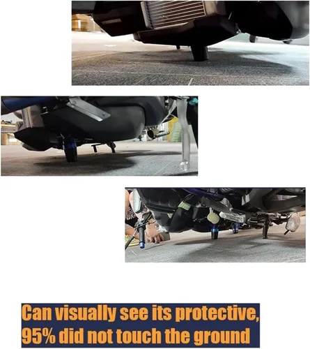 Vista 4 de Protector de almohadilla deslizante deslizante de escape de motocicleta para Suzuki para Gixxer SF 250 SF250 250SF 2018 2023 2021 2022