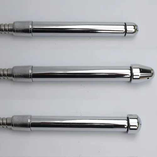 Vista 2 de Sistema de enema de ducha, kit de limpieza colónica de ducha, manguera de ducha de acero inoxidable de 5 pies con cabezal de ducha enema, kit