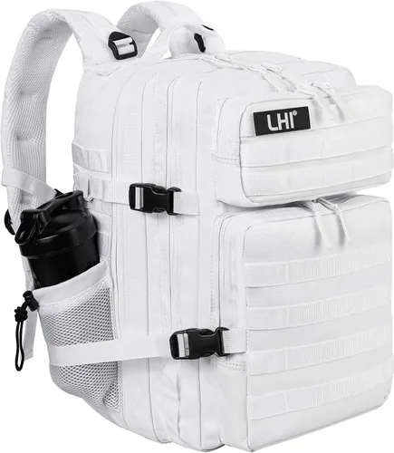 Vista 37 de LHI Mochila Táctica Militar para Hombres y Mujeres 45L Ejército 3 Días Mochila de Asalto Bolsa Mochila Grande con Sistema Molle