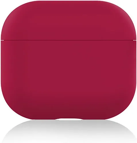 Vista 9 de Funda compatible con Airpods 3, funda de silicona suave, sin llavero para AirPods de 3ª generación, funda protectora ultrafina de 0.069 pulgadas