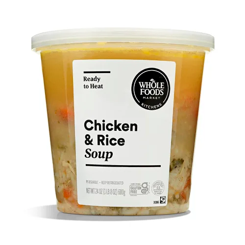 Vista 4 de Whole Foods Market - Sopa de pollo de mamá, 24 onzas