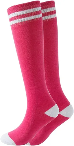 Vista 11 de Calcetines altos hasta la rodilla para niños, calcetines de fútbol de algodón para niños, niñas, niños pequeños