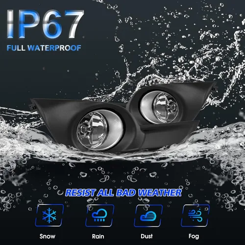 Vista 6 de Kit de repuesto de luces antiniebla para Nissan Altima Sedan 2013 2014 2015, montaje de luces antiniebla con lente transparente, interruptor