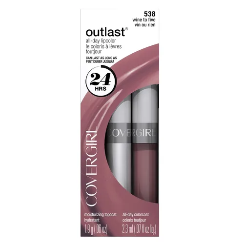 Vista 65 de COVERGIRL Outlast All-Day Lip Color With Topcoat 005 All-Star, 0.31 fl oz