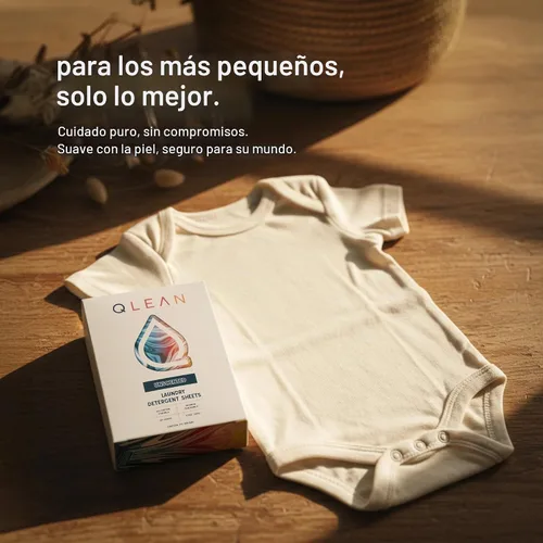 Vista 9 de QLEAN Hojas de detergente para ropa Sweet Summer (10 cargas) – Paquete de viaje tiras de lavandería biodegradables a base de plantas, aptas