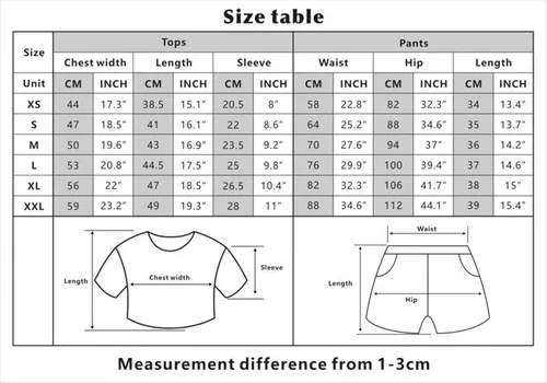 Vista 5 de ANHUL MHA - Traje de 2 piezas con parte superior corta para Halloween y cosplay