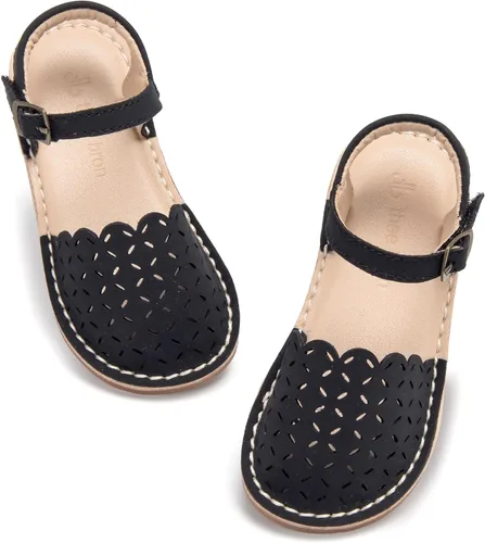 Vista 93 de THEE BRON Sandalias cómodas para niñas, zapatos para niños, sandalias rellenas