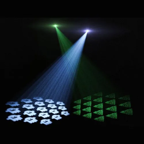 Vista 6 de CDJ Chauvet DJ Obsession HPCompact luz de efecto LED equipada con un LED de 100 W proyecta gobos giratorios multicolor