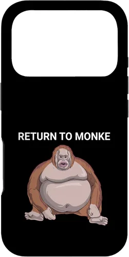 Vista 30 de Reject Humanity Return to Monkey Uh Oh Stinky Funny Monke Case for iPhone 17
