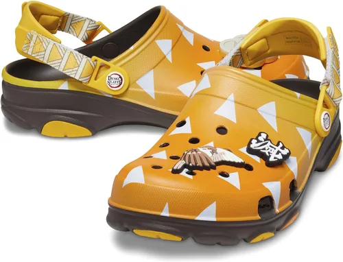 Vista 6 de Crocs Zuecos clásicos ajustables para todo terreno Demon Slayer para hombre