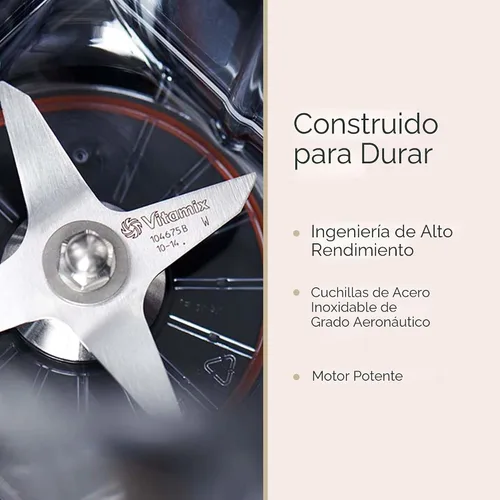 Vista 6 de Vitamix Explorian con programas, tres programas de mezcla, licuadora de grado profesional para batidos y más, aparato de cocina autolimpiante, Negro
