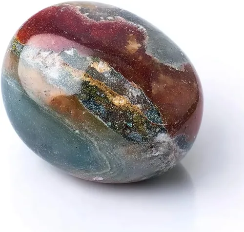 Vista 25 de Piedras de cristal de amatista pulidas - 1 pieza de 1.2" Piedra de preocupación para ansiedad, piedra de palma de bolsillo super grande, piedras
