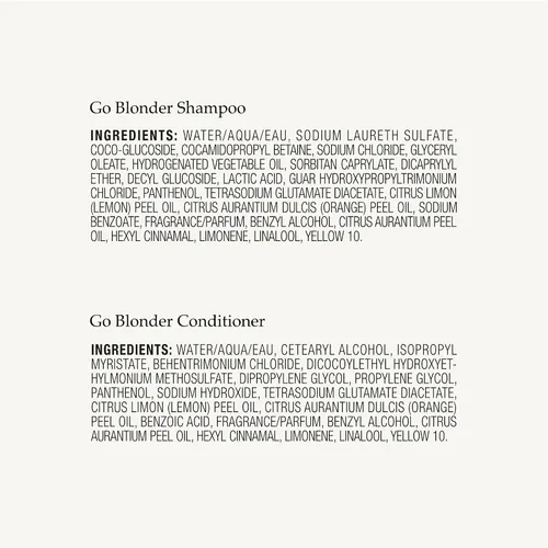 Vista 9 de John Frieda Go Blonder - Juego de champú y acondicionador aclarador